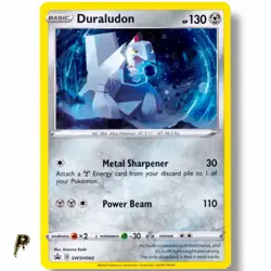 Pokemon Sword & Shield Promo Duraludon SWSH060 Holofoil Card NM - Image 1