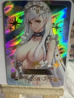 BELFAST Goddess Story Anime Waifu Card Girl Foil Doujin Holo ACG - Image 1