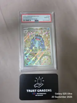 Seismitod Illustration Rare 105/086 PSA 10 Gem Mint English Pokemon Card 2025 - Image 3