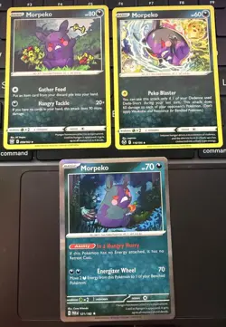 Pokemon TCG Morpeko Lot (3) Holo Regular Various Sets NM Cards - Image 1