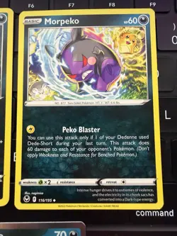Pokemon TCG Morpeko Lot (3) Holo Regular Various Sets NM Cards - Image 3