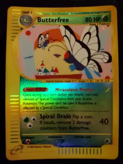 Butterfree 5/165 Reverse Holo Pokemon Trading Card Game eCard Expedition TCG NM - Image 1