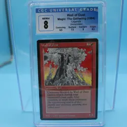 MTG 1994 - Legends - Wall of Dust - Graded - CGC 8 NM/MINT - Vintage TCG CARD - Image 1