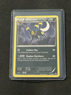 Pokemon TCG Umbreon Dark Explorers Uncommon Card 61/108 NM/LP Condition - Image 1