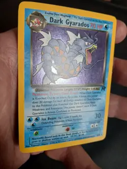 Dark Gyarados Holo Rare Team Rocket 8/82 Pokemon Card - WOTC 1999 LP - Image 4