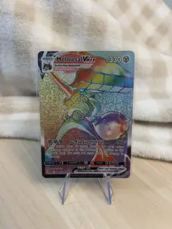 Pokemon TCG Melmetal Vmax Pokemon Go 080/078 Holo Secret Rare - Image 1