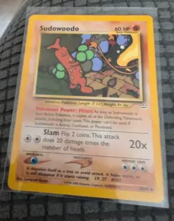Sudowoodo 26/64 Rare Non Holo Neo Revelation Pokemon Card NM+ With Tracking 2a - Image 1
