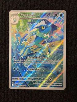 Pokemon TCG Card - Frogadier 089/086 Me04: Chaos Rising Holo NM - Image 1