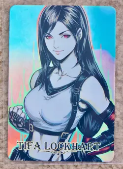 Tifa Lockhart - FOIL - Goddess Story Senpai Haven Maiden Party Waifu Card - Image 1