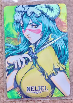 Nelliel - FOIL - Goddess Story Senpai Haven Maiden Party Waifu Card - Image 1
