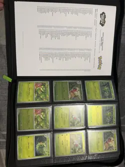 Pokemon Perfect Order Complete Base Master Set With Binder & Custom Check Sheet - Image 1