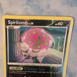 Pokemon Spiritomb TCG Reverse Holo League Promo Rare Card Arceus 32/99 LP - Image 3