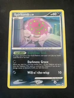 Nintendo Pokemon TCG Spiritomb 32/99 Arceus Rare Regular Basic 60HP EN 2009 - Image 1