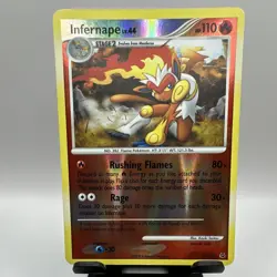 Infernape Lv.44 31/127 Platinum reverse Holo Rare Pokemon TCG Card 2009 - Image 1