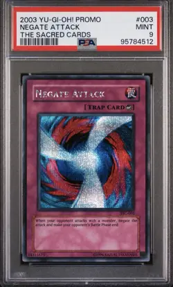 Negate Attack TSC-003 Yu-Gi-Oh! Video Game Promotional Cards PSA 9 - Image 1
