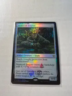 Stonecoil Serpent Foil (Throne of Eldraine Promos) MTG near_mint Magic Card - Image 1