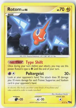 Rotom POP Series 9 005/017 Pokemon Card Holo - Image 1