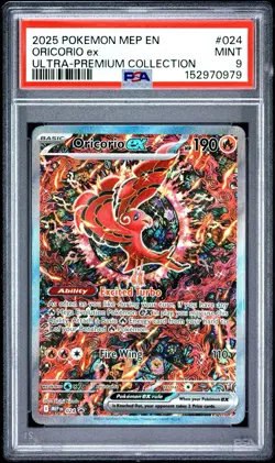 PSA 9 Oricorio ex 024 Ultra Premium Collection Promo Pokemon Card Shinji Kanda - Image 1