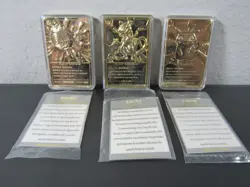 Pokemon 1999 Burger King Trading Cards 23K Gold Plated, Set of 3 - Image 2