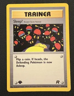 Pokemon Card Team Rocket Sleep! 79/82 1st Edition Common - Image 1