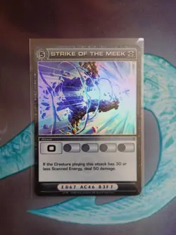 Chaotic TCG - Strike of The Meek Ultra Rare Card 1st Edition - Image 1