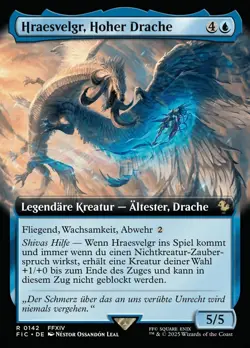 MTG HRAESVELGR OF THE FIRST BROOD 142 FOIL GERMAN EXC - PRIMA NIDIATA - FIC DE - Image 1