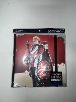 Mtg Fallout card binder nuka cola pinup for Magic MTG Ultra Pro UP 24 pocket - Image 1