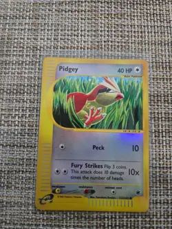 TCG Pokemon Card - Pidgey Expedition Base Set 123/165 Reverse Holo Common - Image 1