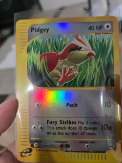 TCG Pokemon Card - Pidgey Expedition Base Set 123/165 Reverse Holo Common - Image 3