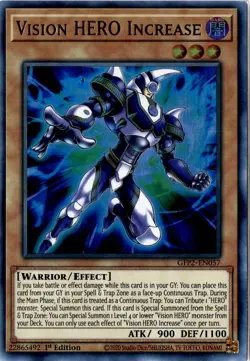 Vision HERO Increase [GFP2 - GFP2-EN057] LP Ultra Rare EN 1st Edition - Image 1