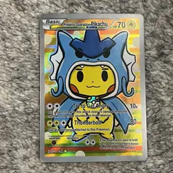 4 Card Lot After Skool Hobby Poncho Pikachu Fan Made Fan Art 40, 41 , 42, 43 - Image 3