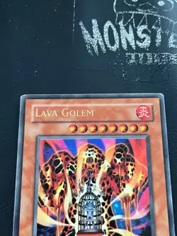 YUGIOH LAVA GOLEM ULTRA RARE IOC-SE4 LIMITED EDITION PLAYED - Image 3