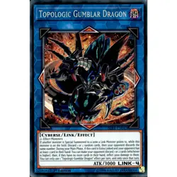 Topologic Gumblar Dragon BLRR-EN043 Yu-Gi-Oh! Card Secret Rare 1st Edition - Image 1