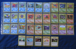 Pokemon Cards Complete Fossil Common and Uncommon Card Set LP/NM - Image 1