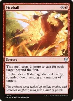 MTG Fireball (175/1080) Commander Legends Battle for Baldur's Gate NM - Image 1