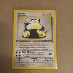 WoTC Pokemon TCG Jungle Snorlax 27/64 Regular Rare 90HP Italian 1st Ed - Image 1