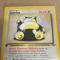 WoTC Pokemon TCG Jungle Snorlax 27/64 Regular Rare 90HP Italian 1st Ed - Image 3