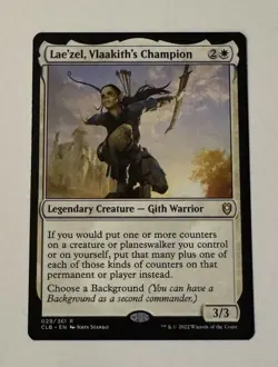 MTG Lae'zel, Vlaakith's Champion - CL: Battle for Baldur’s Gate NM - Image 1