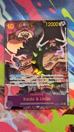ONE PIECE TWO LEGENDS Kaido and Linlin OP08-119 SEC Parallel Alternate Art Lp - Image 1