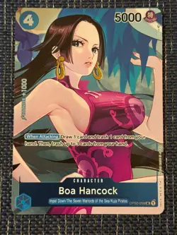 Boa Hancock One Piece TCG (Box Topper) OP02-059 Paramount War Foil English NM - Image 1
