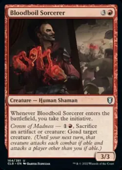 Bloodboil Sorcerer [Commander Legends: Battle for Baldur's Gate] Magic MTG - Image 1
