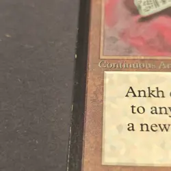 MTG Beta "Ankh of Mishra" Magic The Gathering MP Condition Scuffs On Back - Image 5