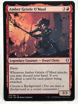 Amber Gristle O'Maul [Commander Legends: Battle for Baldur's Gate] Magic MTG - Image 1