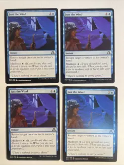 4x Mtg Shadows Over Innistrad Just The Wind NM Magic The Gathering - Image 1