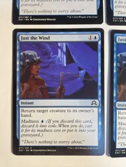 4x Mtg Shadows Over Innistrad Just The Wind NM Magic The Gathering - Image 2