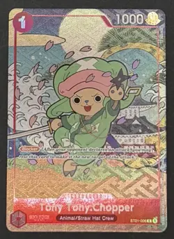 Tony Tony.Chopper (English Version 1st Anniversary Set) ST01-006 One Piece... - Image 1