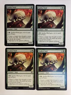 4x Mtg Shadows Over Innistrad Quilled Wolf NM Magic The Gathering - Image 1