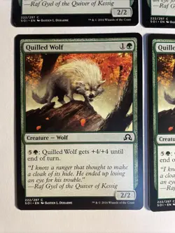 4x Mtg Shadows Over Innistrad Quilled Wolf NM Magic The Gathering - Image 2