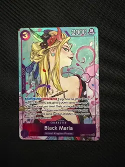 Black Maria (Illustration Box Vol.2) OP08-074 One Piece Promotion Cards NM - Image 1