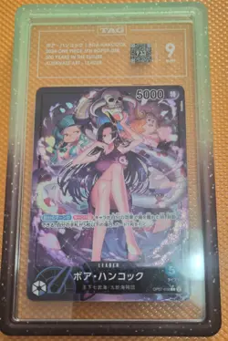 ONE PIECE Boa Hancock Alt Art OP07-038 L 500 Years in the Future Japanese TAG 9 - Image 1
